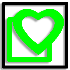 Crop green heart