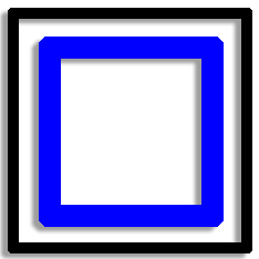 Blue rectangle